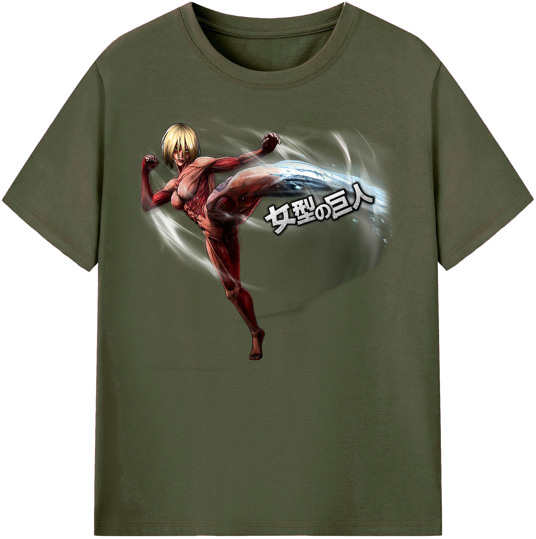 （画像用） 進撃の巨人 Attack on Titan 綿100％ メンズ半袖Tシャツ｜肌触りやわらか＆通気性